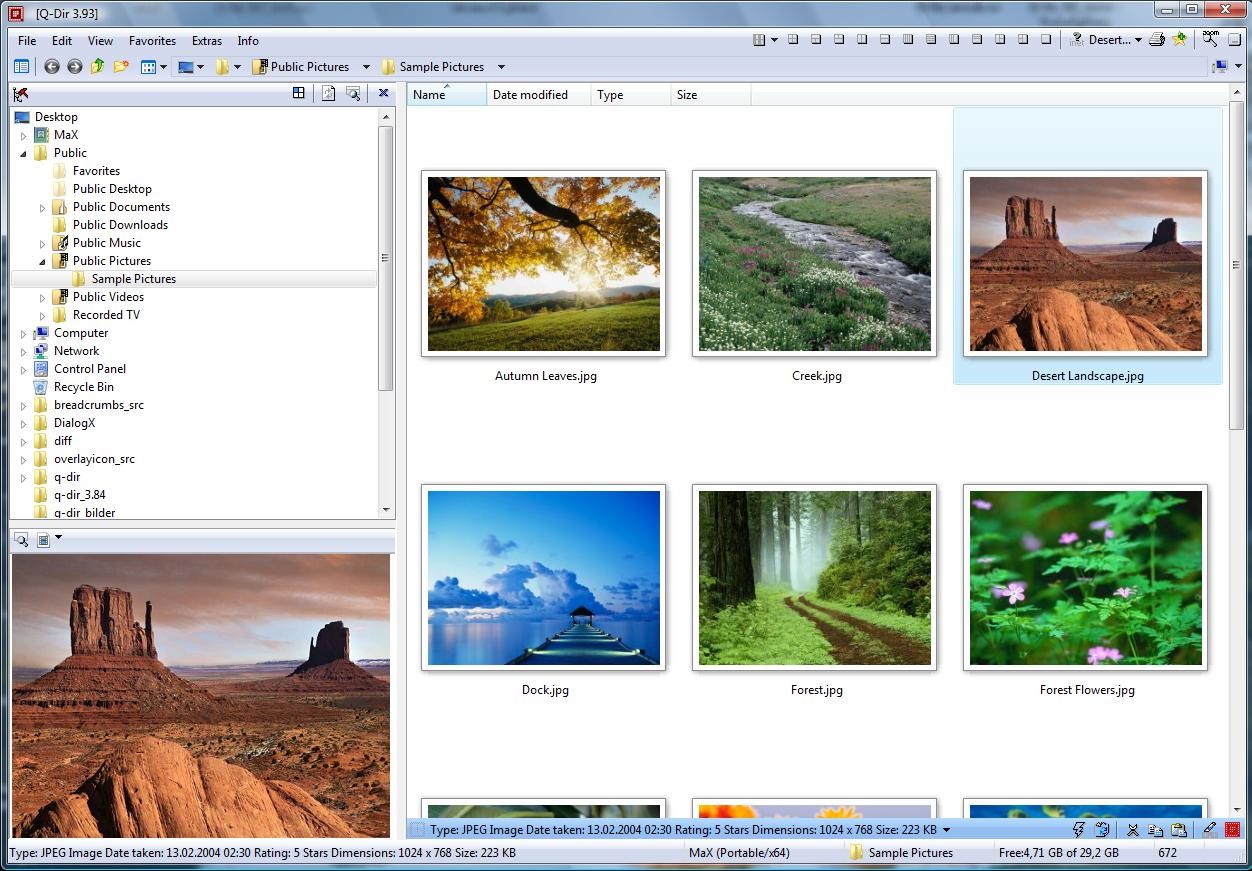 Скриншот 3 программы Q-Dir
