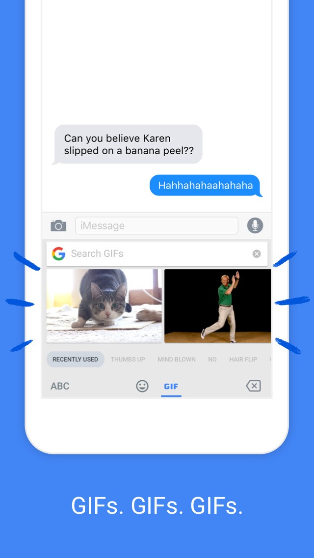 Скриншот 1 программы Gboard