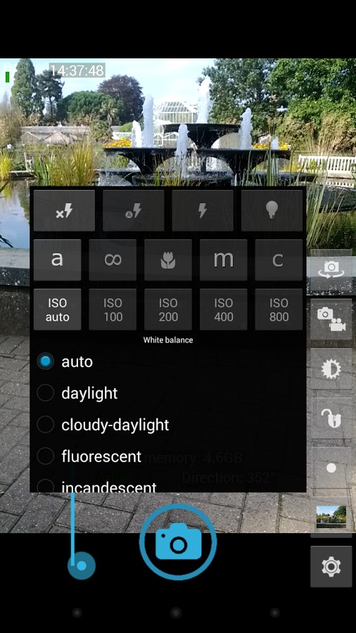 Скриншот 1 программы Open Camera