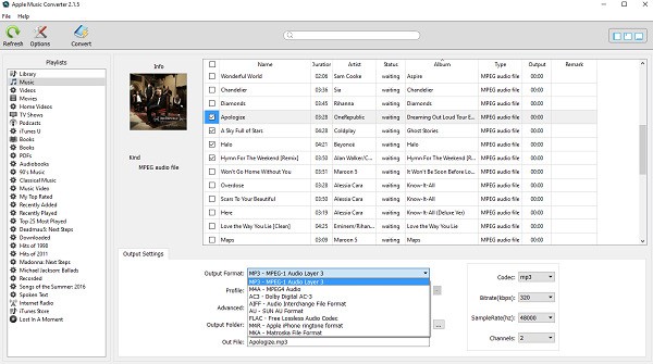 Скриншот 1 программы Apple Music Converter