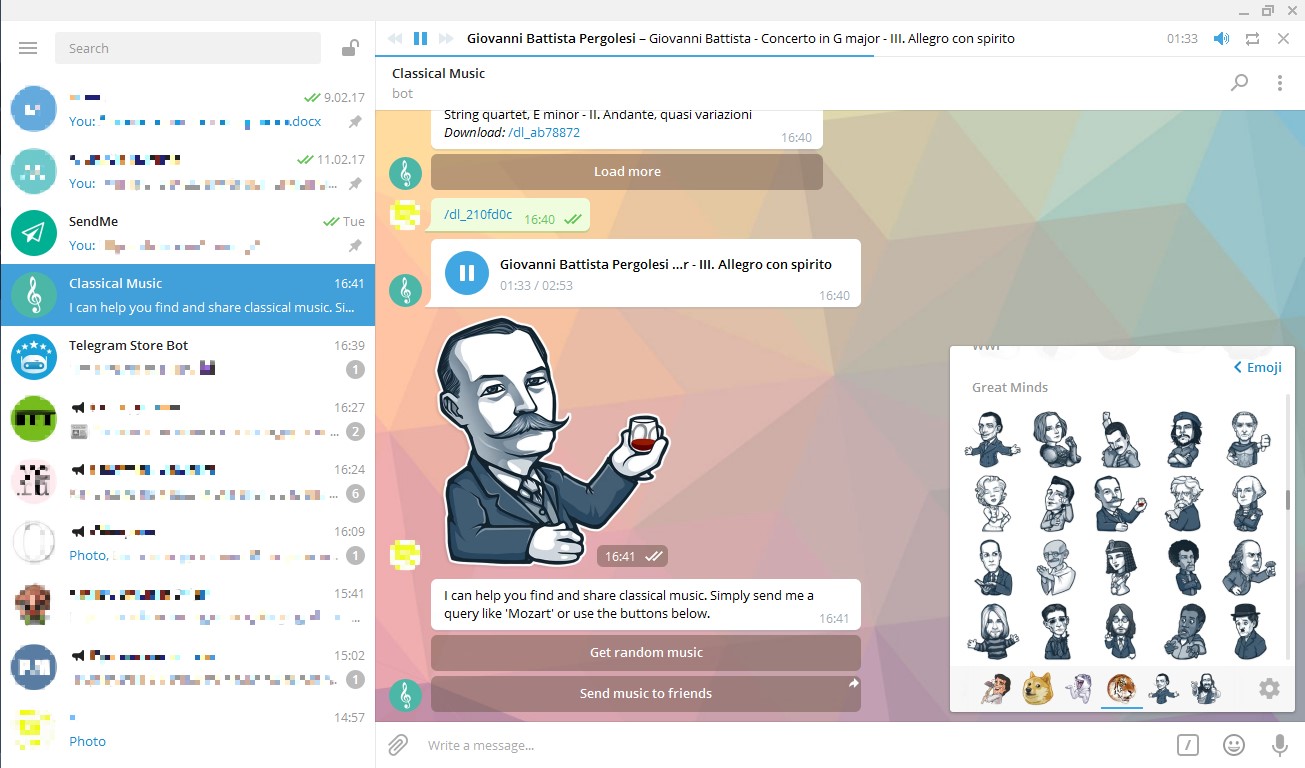 Скриншот 2 программы Telegram