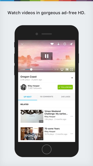 Скриншот 1 программы Vimeo