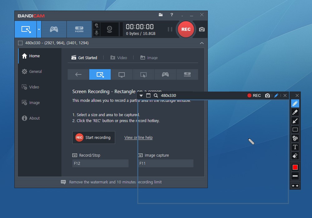 Скриншот 2 программы Bandicam Screen Recorder