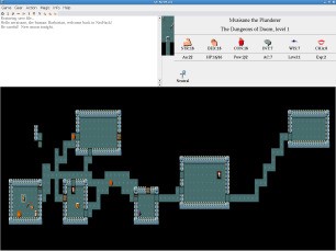 Скриншот 1 программы NetHack