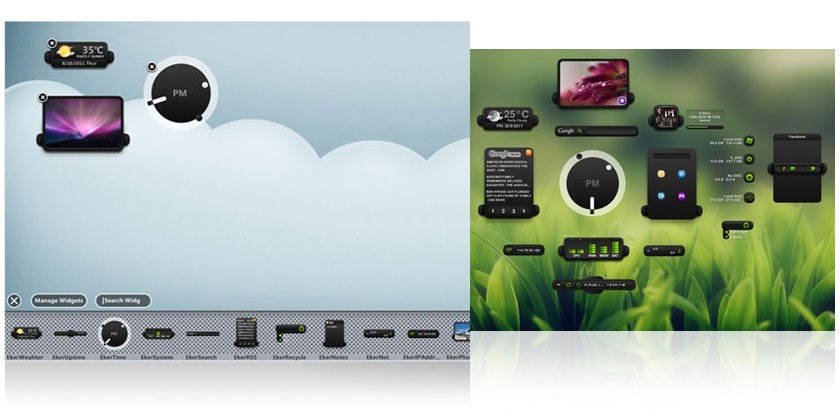 Скриншот 1 программы XWidget