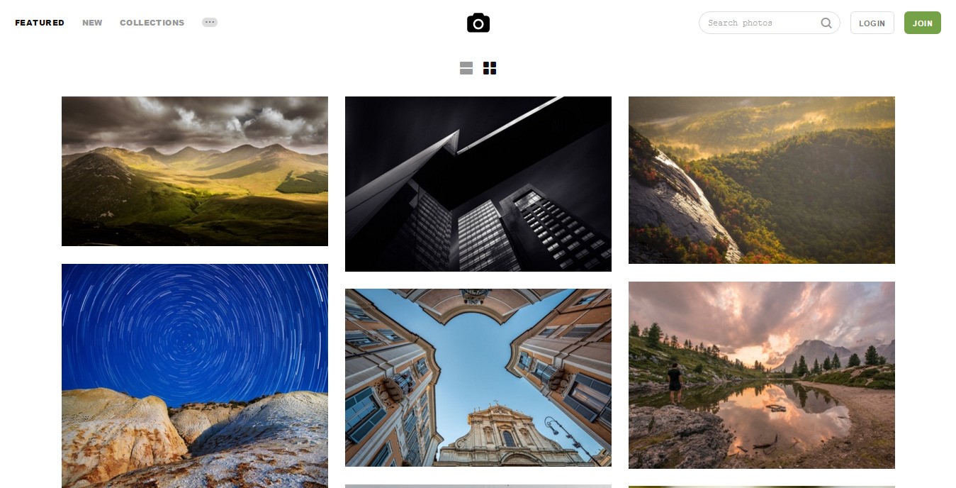 Скриншот 1 программы Unsplash