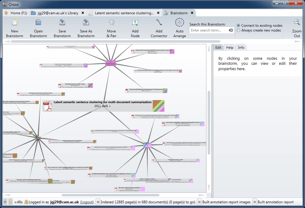 Скриншот 3 программы Qiqqa