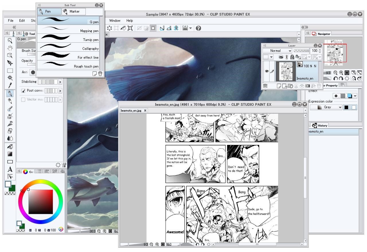 Скриншот 5 программы Clip Studio Paint