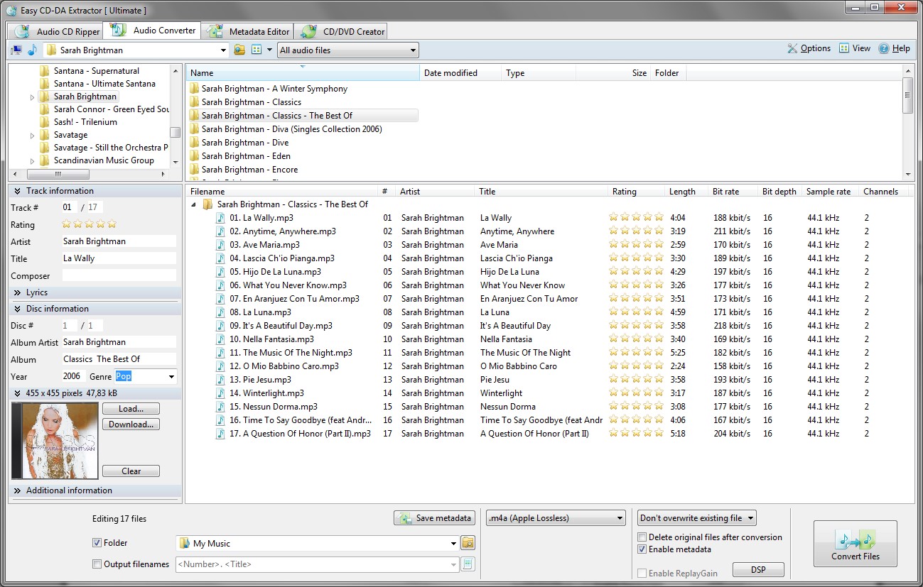 Скриншот 3 программы EZ CD Audio Converter