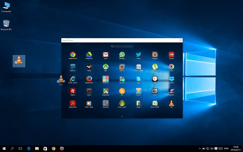 Скриншот 2 программы PaperPlane Smart Launch