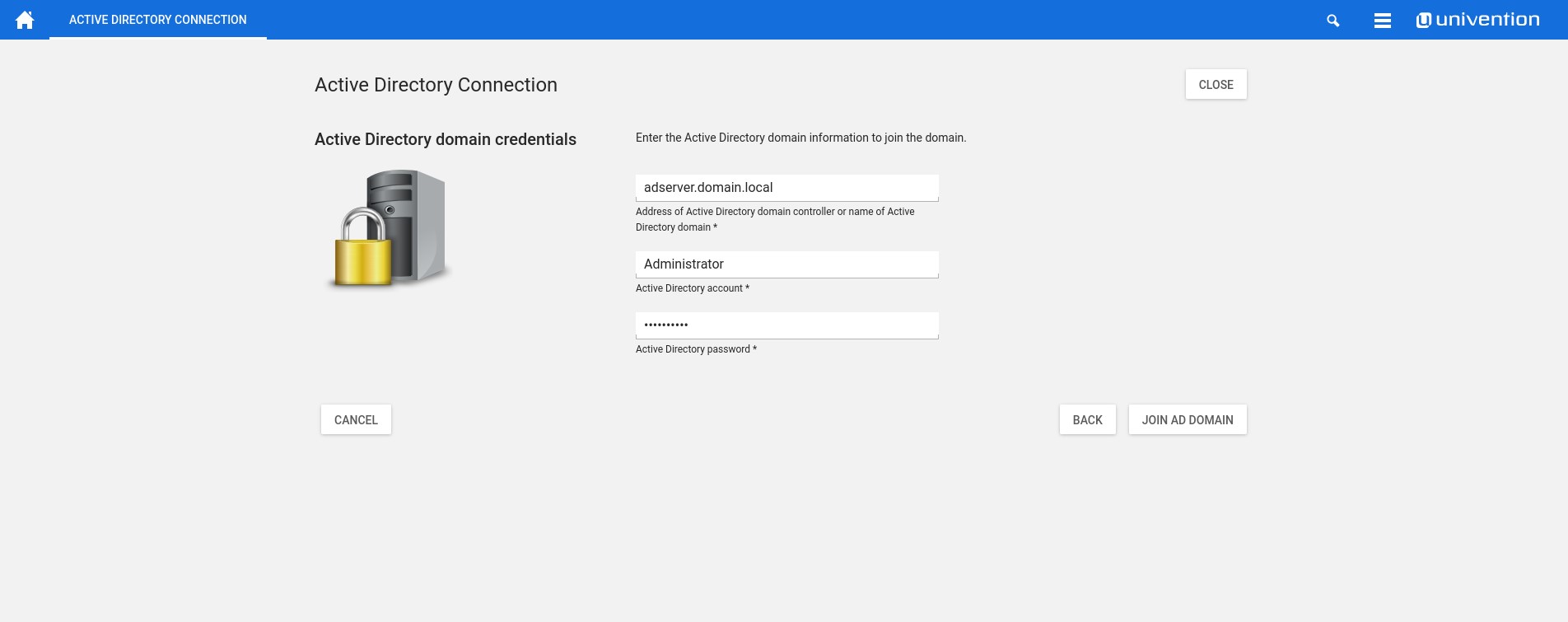 Скриншот 2 программы Univention Corporate Server