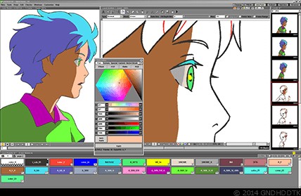Скриншот 1 программы OpenToonz
