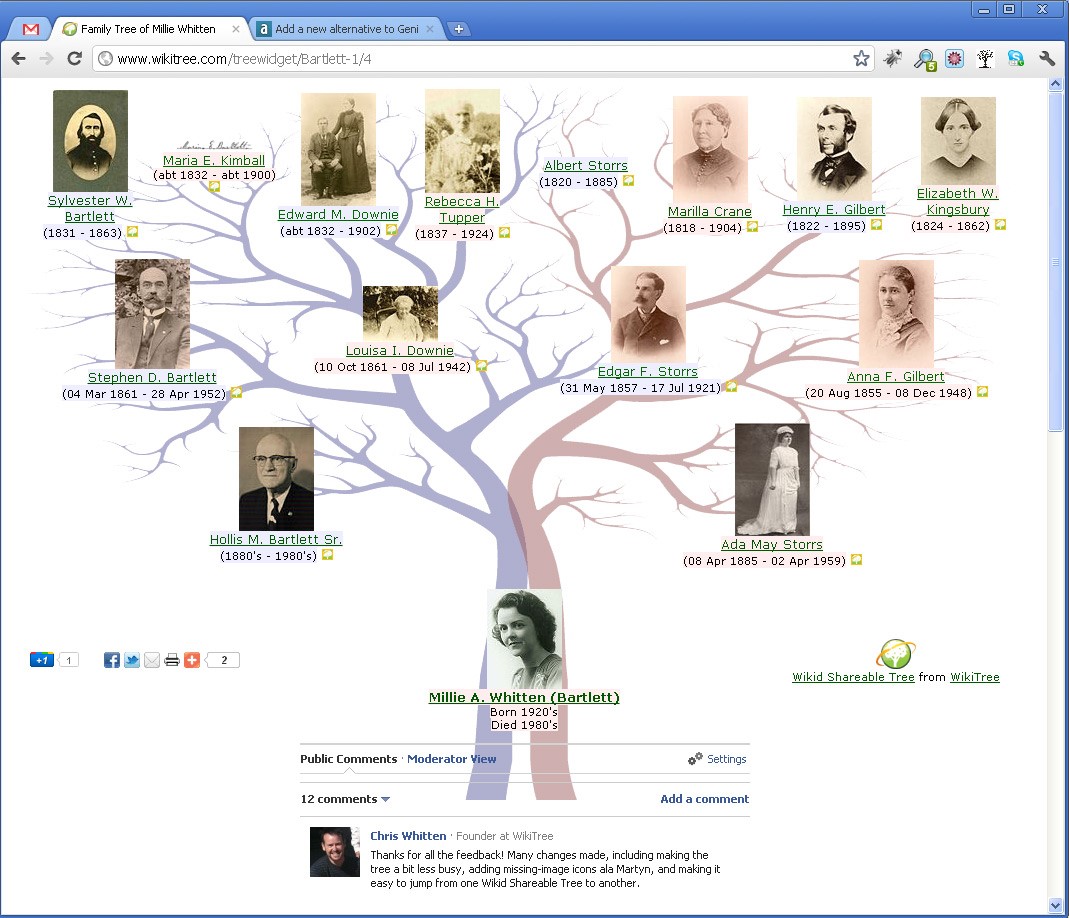 Скриншот 1 программы WikiTree.com
