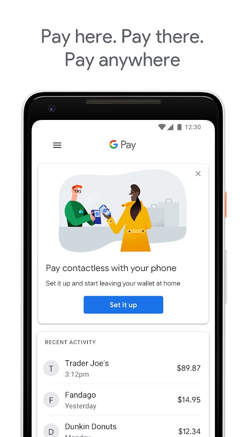 Скриншот 2 программы Google Pay
