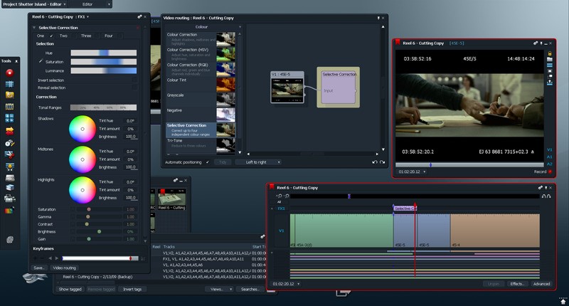 Скриншот 1 программы Lightworks