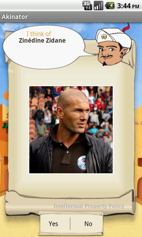 Скриншот 2 программы Akinator