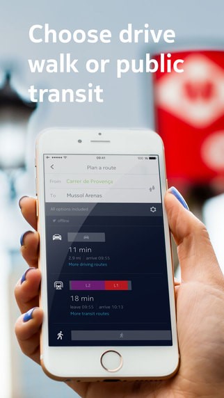 Скриншот 3 программы HERE WeGo