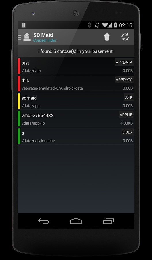 Скриншот 5 программы SD Maid