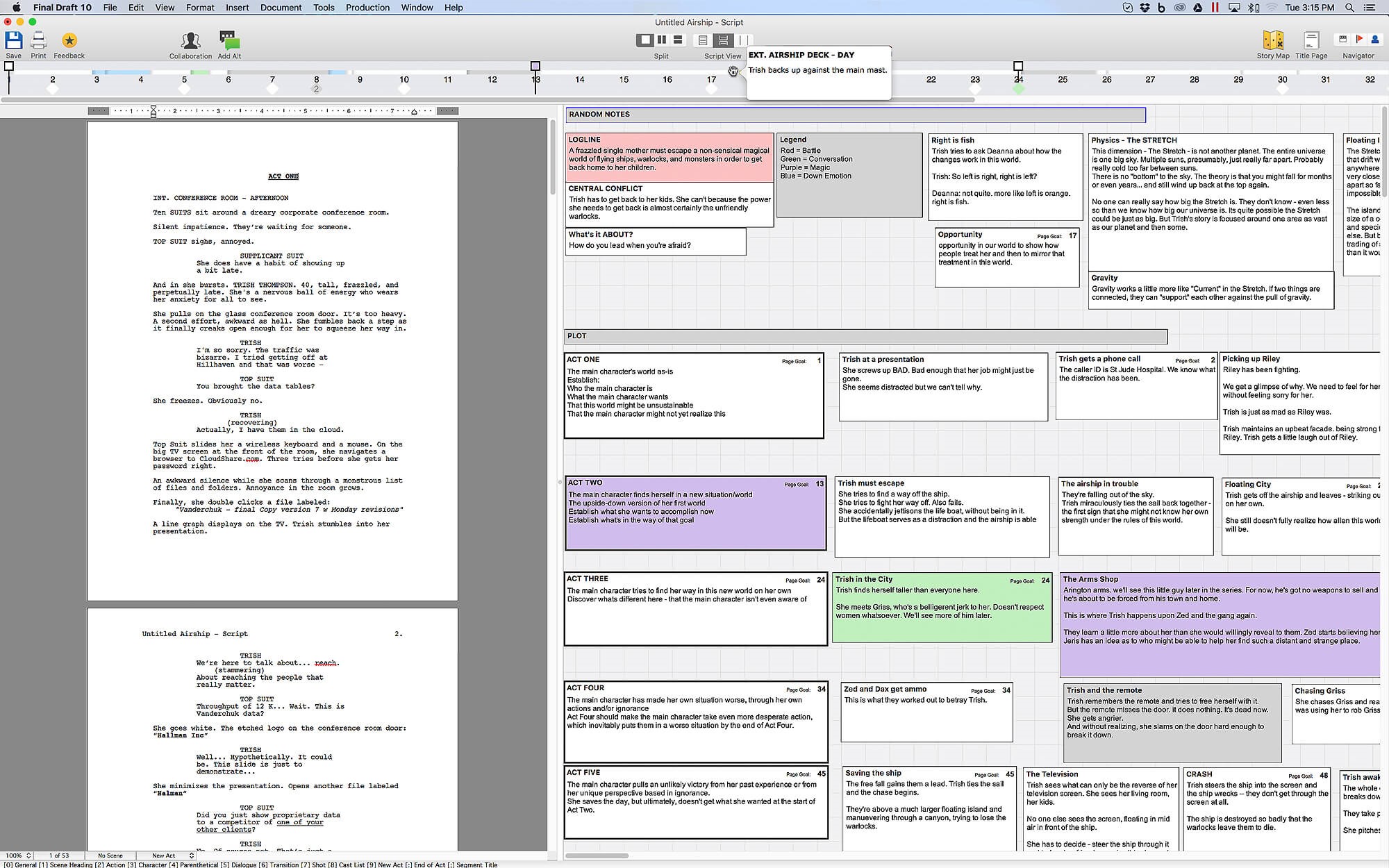 Скриншот 5 программы Final Draft