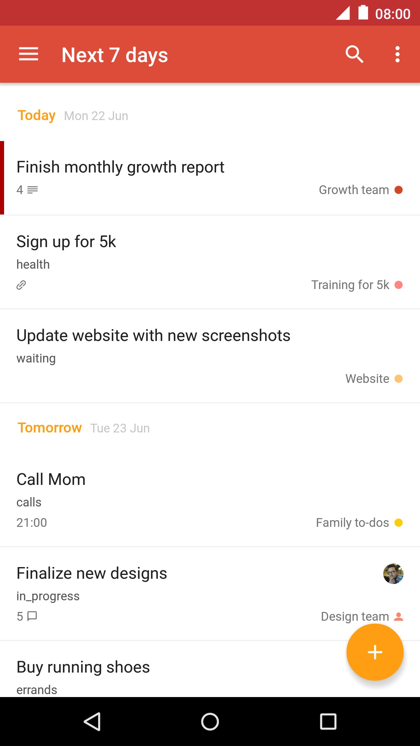Скриншот 3 программы Todoist