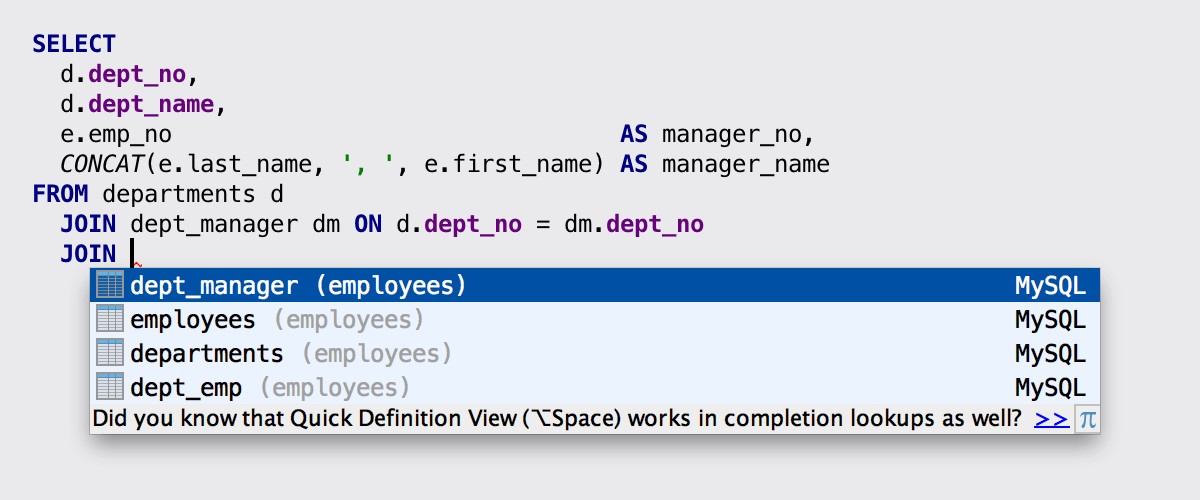 Скриншот 2 программы DataGrip