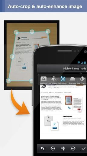 Скриншот 1 программы CamScanner
