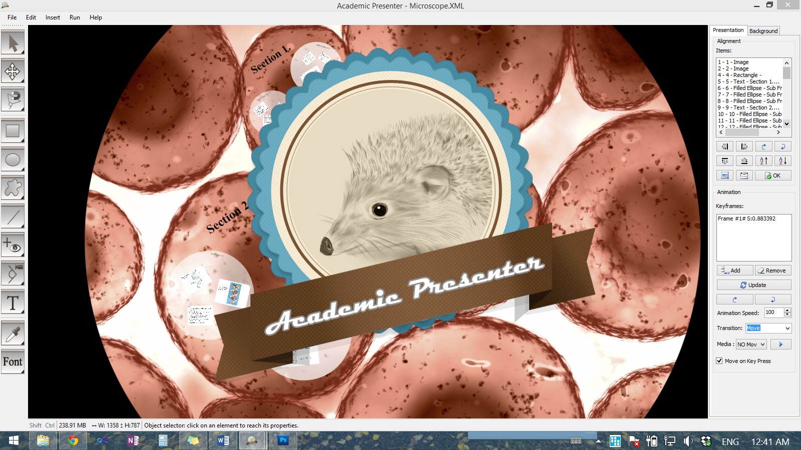 Скриншот 3 программы Academic Presenter