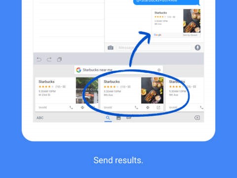 Скриншот 2 программы Gboard