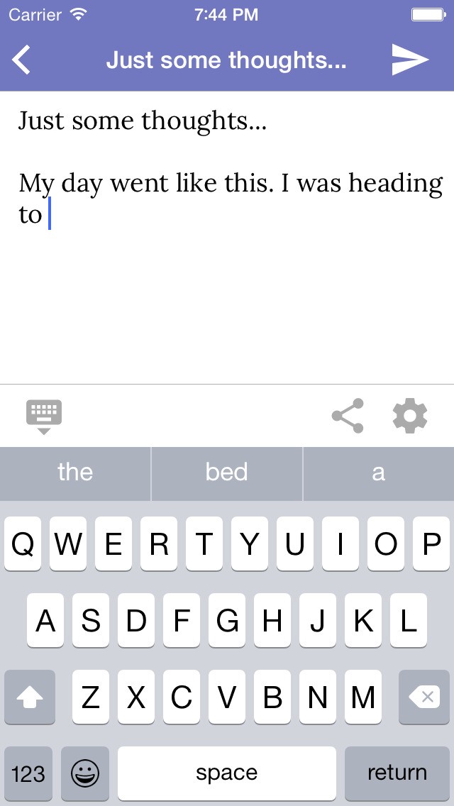 Скриншот 3 программы Write.as