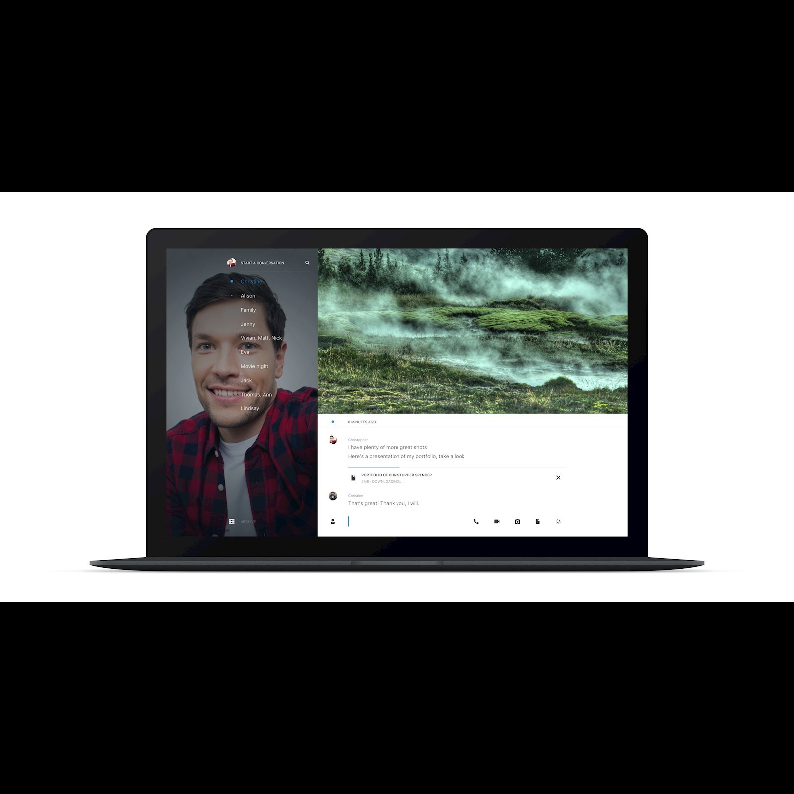 Скриншот 3 программы Wire