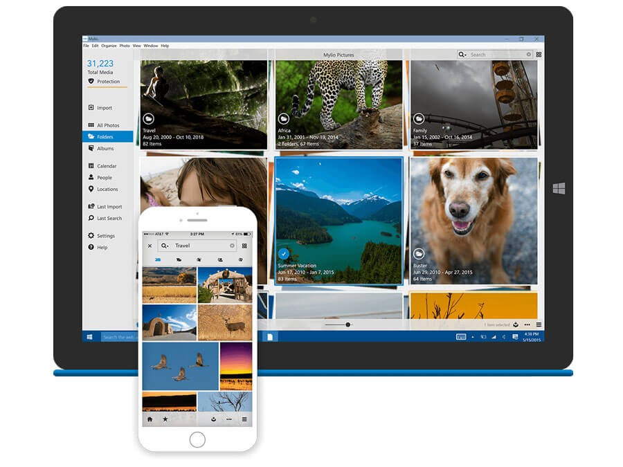 Скриншот 1 программы Mylio