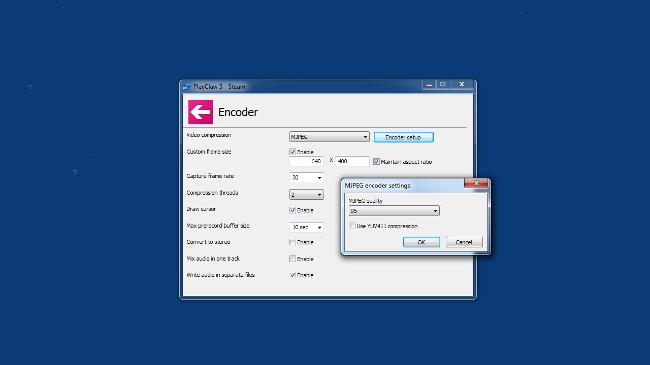 Скриншот 2 программы PlayClaw