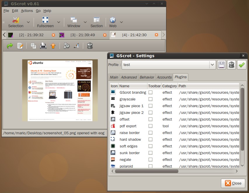 Скриншот 2 программы Shutter