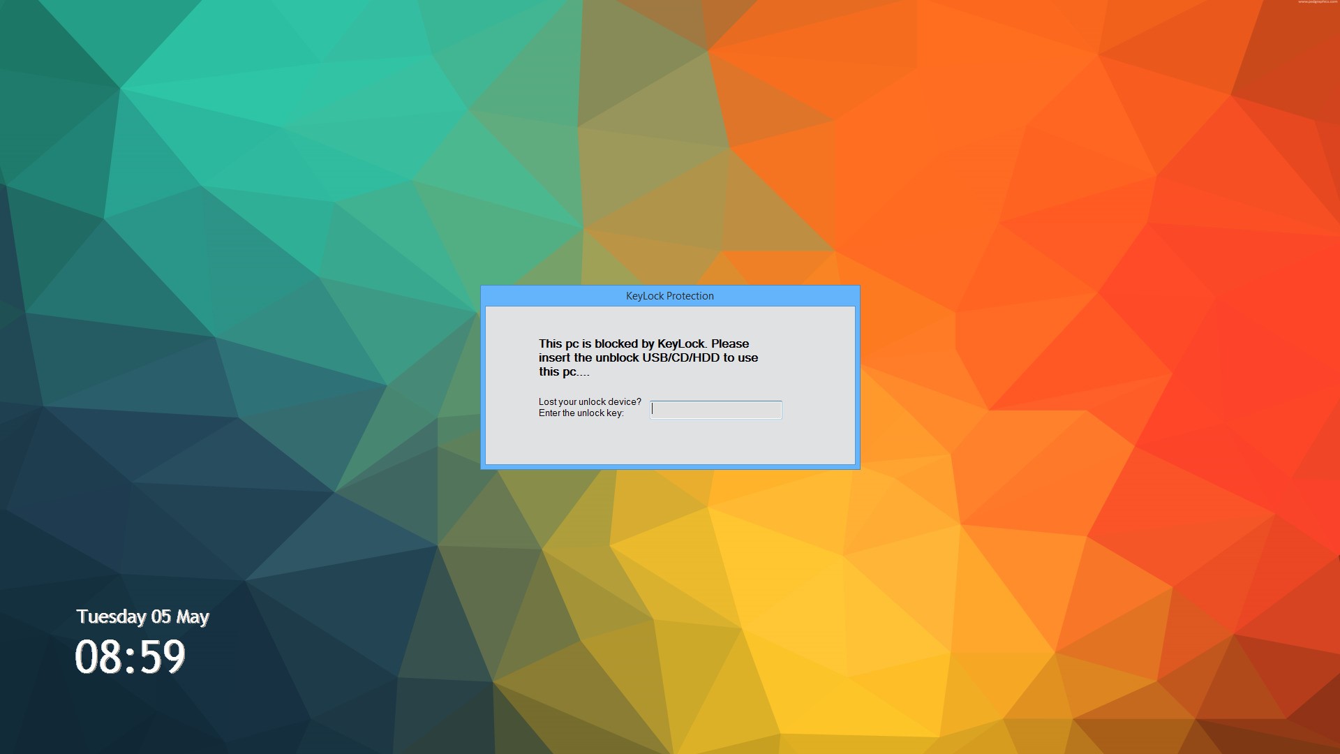 Скриншот 4 программы KeyLock