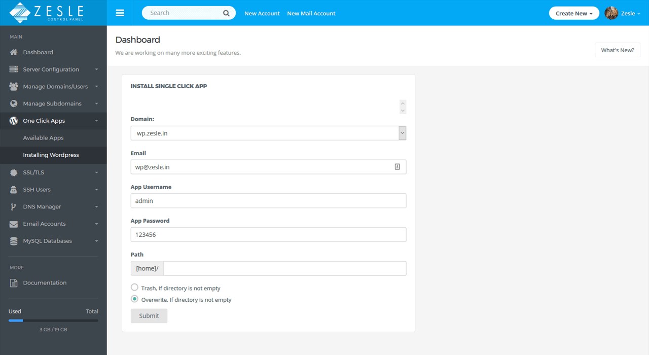 Скриншот 2 программы ZesleCP