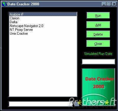 Скриншот 1 программы Date Cracker 2000
