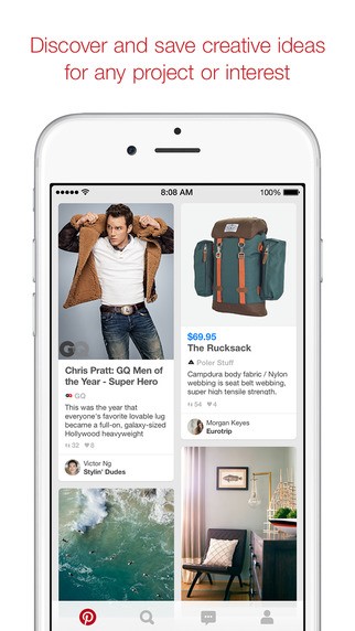 Скриншот 2 программы Pinterest