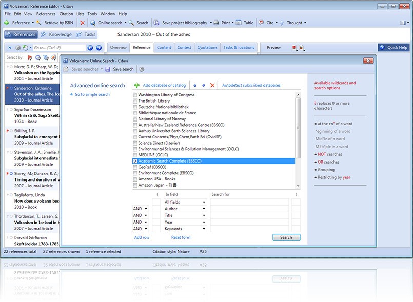 Скриншот 3 программы Citavi