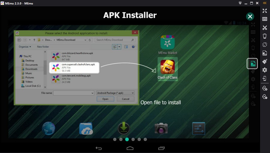 Скриншот 2 программы MEmu