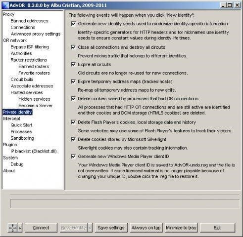Скриншот 3 программы Advanced Onion Router