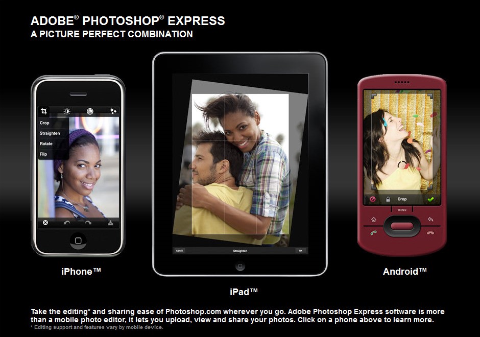 Скриншот 3 программы Adobe Photoshop Express