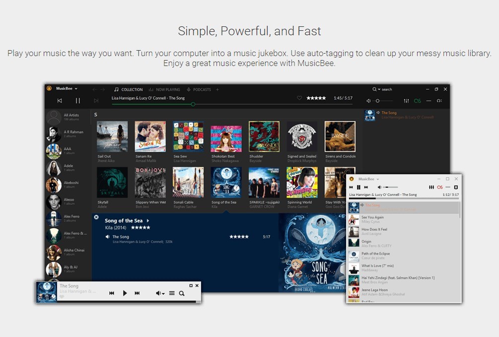 Скриншот 3 программы MusicBee