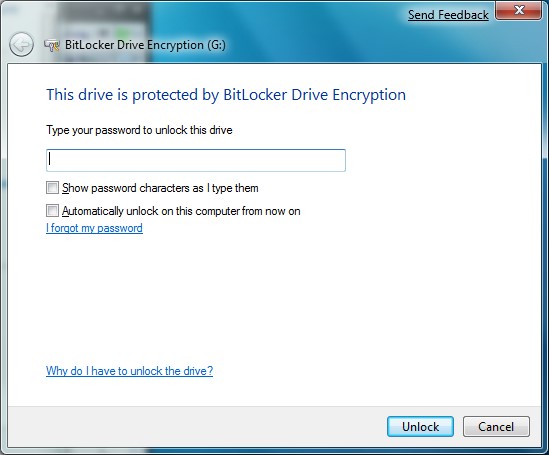 Скриншот 2 программы Windows BitLocker