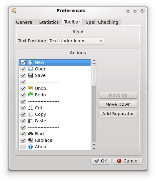 Скриншот 2 программы FocusWriter