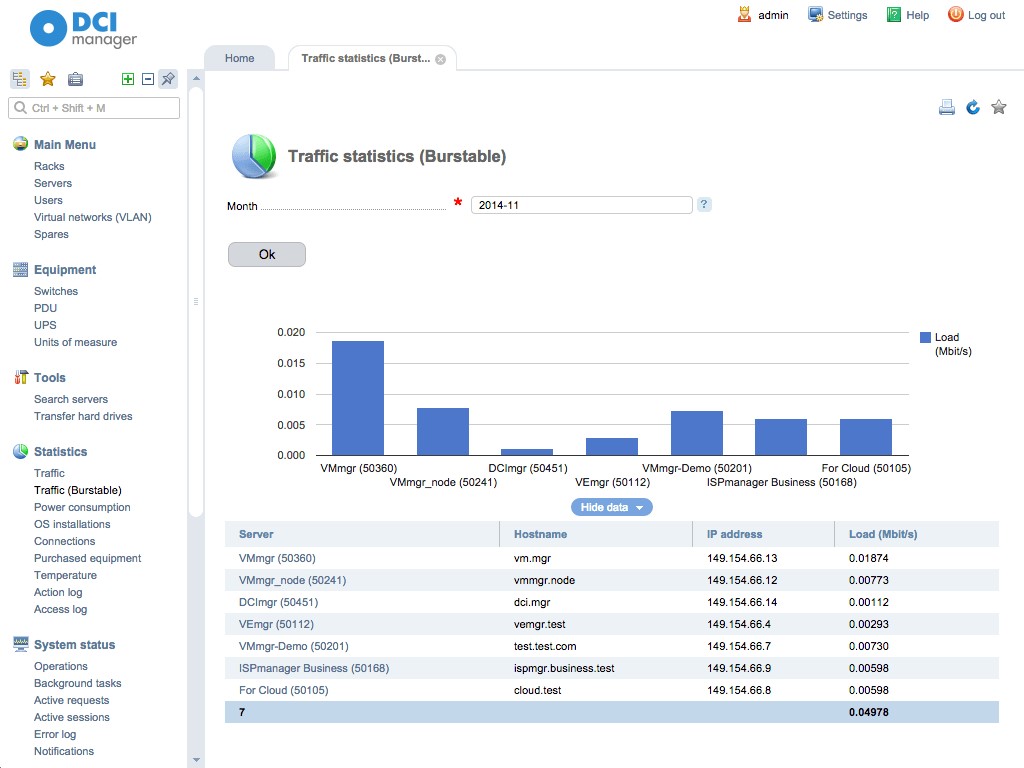 Скриншот 2 программы DCImanager
