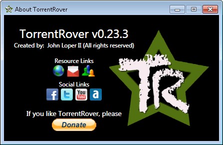 Скриншот 3 программы TorrentRover