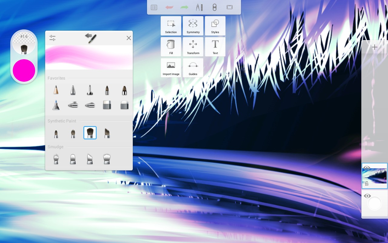 Скриншот 3 программы Autodesk SketchBook