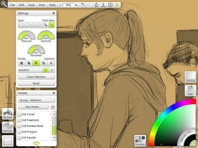 Скриншот 2 программы Artrage