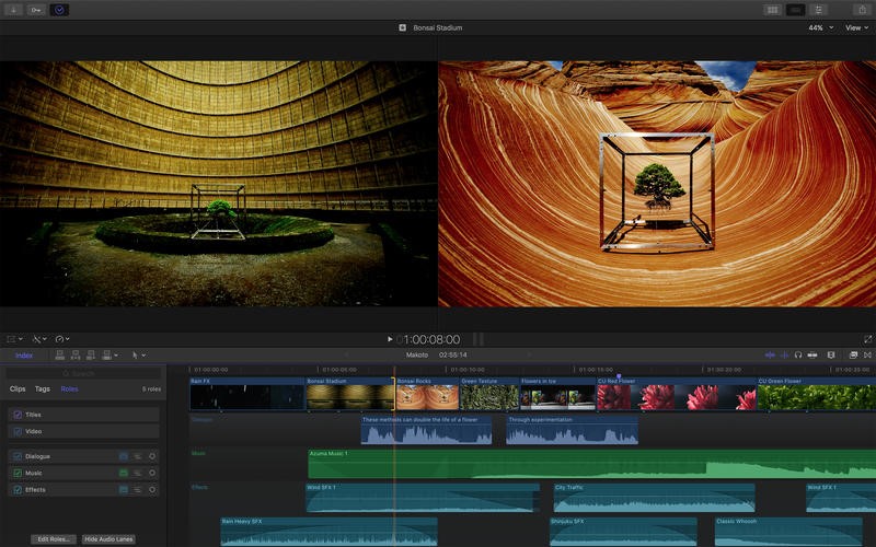 Скриншот 2 программы Final Cut Pro X