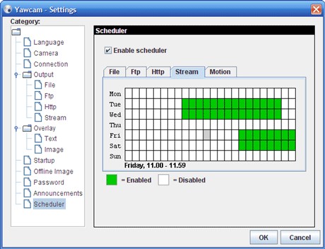 Скриншот 4 программы Yawcam